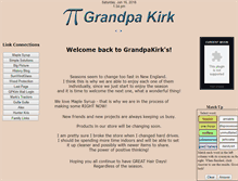 Tablet Screenshot of grandpakirk.com